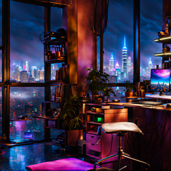 Cyberpunk Interiors