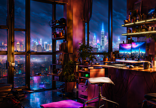 Cyberpunk Interiors